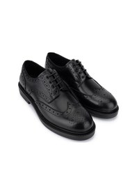 Resim Tamer Tanca Erkek Hakiki Deri Siyah Antik Klasik Ayakkabı 205 6065 Erk Ayk Sk25-26 Sıyah Antık Siyah 