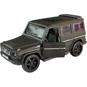 Resim Asya Oyuncak Metal 1:36 Çekbırak Sesli Işıklı Jeep FY6218-12D-SIYAH 