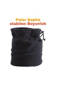 Resim Lüx Siyah Termal Içlik Takımı Polar Bere Boyunluk Termal Çorap Seti Karışık 
