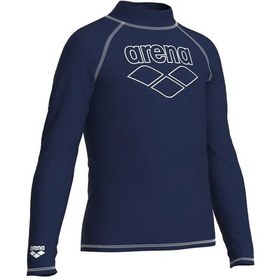 Resim Arena 006296710 Rash Vest L/s Graphic Erkek Çocuk Yüzücü Tişörtü 001 
