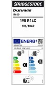 Resim Bridgestone 195R14C 106/104R R660 HAFİF TİCARİ YAZ LASTİĞİ (ÜRETİM YILI:2024) 