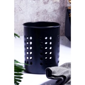 Resim Porselen Diyarı Metal Siyah Kaşıklık 