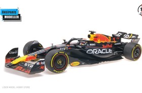 Resim 1:12 2023 Red Bull Racing Honda RB19 M. Verstappen 2nd Qatar Sprint Race + Showcase 