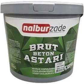 Resim Nalburzade Brüt Beton Astarı Kırmızı 12 Kg 