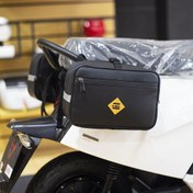 Resim BSOUL Seyahat Kuyruk Çantaları Elektrikli Bisiklet Motosiklet Taşıyıcı Pannier Siyah 