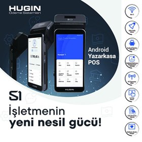 Resim Hugin S1 S1PF225033 Android Yazar Kasa POS 