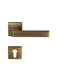 Resim Hafele Kapı Kolu Seti Profit Barelli Antik Bronz Renk 