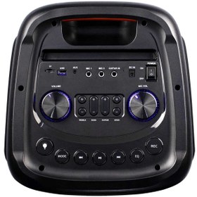 Resim TG Taşınabilir Bluetooth Hoparlör Led Işıklı Karaoke Ses Sistemi, Mikrofon Parti Veya Toplanti Anfisi 