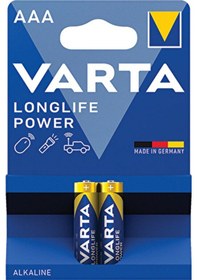 Resim Varta Pil Longlife Power 2'li İnce Pil 