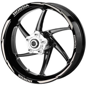 Resim Deeb Honda Jant Şeridi Reflektif Beyaz Beyaz Model S N11.69977 