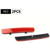 Resim Topnotch Land Rover Arka Tampon Reflektör Kapak 2 Adet Kırmızı Lens Kabuk 