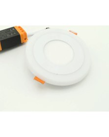 Resim Beyaz Mavi Sıva Altı Spot Panel LED Armatür 3+3 Watt 