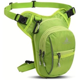 Resim Dashanshop Yeşil Unisex Motosiklet Sırt Çantası Çok Cepli Askılı Şık Desen Yeşil 