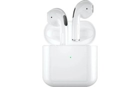 Resim Şık Akıllı Saat ve Kablosuz Kulaklık Seti, Pembe Renk, Redmi Note 9s Uyumlu 