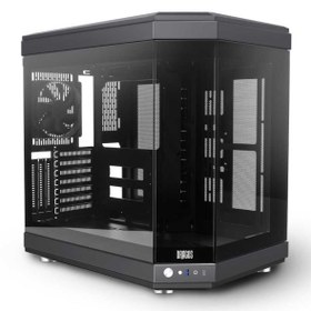 Resim Dragos North 1x Fan USB 3.0 + Type C ATX Mid Tower Panoramik Temperli Cam Gaming Bilgisayar Kasası Siyah 