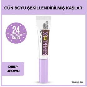 Resim MAYBELLİNE NEW YORK SUPER LOCK BROW GLUE KAŞ SABİTLEYİCİ MASKARA - DEEP BROWN 