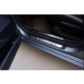 Resim Dacia Ve Renault Duster 2010-2024 Modeller Krom Kapı Eşiği 4 Prç P. Çelik Abs Çerçeve 
