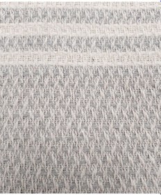 Resim Pamuklu Kaymaz Hasır Dokuma Maxi Boy Kolları Örten Koltuk Örtüsü 180x310 - Açık Gri 