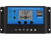 Resim Mestech 10A - 12/24V Solar Şarj Kontrol Cihazı - Regülatörü 