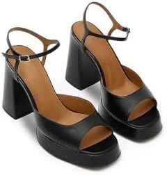 Resim Jabotter Lisbon Deri 10 Cm Platform Topuklu Ayakkabı 