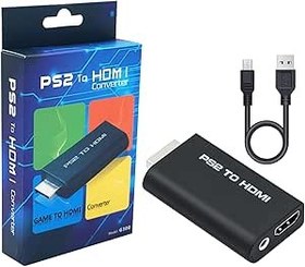 Resim Mcbazel PS2 to Hdmi adaptörü, HDTV monitörü için 3,5 mm ses çıkışlı, PS1 ve PS2 10000, 30000, 50000 ve 70000 ile uyumlu 