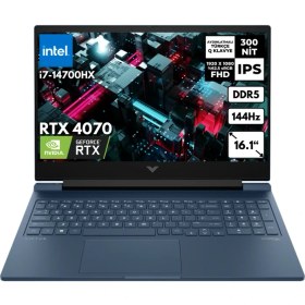 Resim HP Victus 16-R1021NT i7-14700HX 16-GBDDR5 1 TBSSD RTX4070 (8GB) 16.1\ FHD Freedos Gaming Notebook 9J223EAHMF2 