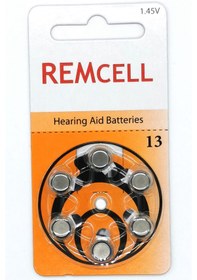 Resim Remcell 13 Numara 1.45V İşitme Cihazı Pili Blister 6 x 5'li 