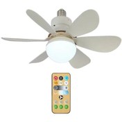Resim Youtek Ev Çocuk Odası Yatak Odası Led Fan Lambası, Kumral Akrilik Abajur, 30w E27, Uzaktan Kumanda İle Sürekli Işık Regülasyonu, 42cm Çap Diğer 