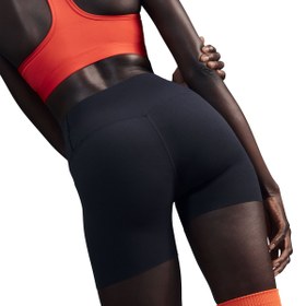Resim Nike Zenvy Dri-Fit Kadın Siyah Antrenman Tayt FN3156-010 