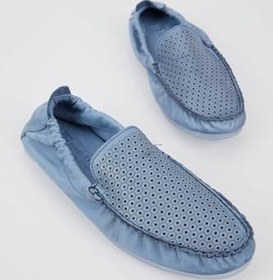 Resim Tonny Black Arkası Lastikli Hakiki Deri Loafer, TBV05 