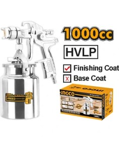 Resim İngco Endüstriyel Havalı Boya Tabancası 1000CC 