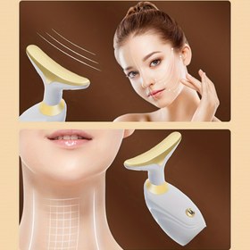 Resim NoirPlus Titreşimli Yüz Masaj Aleti Kozmetik Uçlu - Taşınabilir AAA Pil Gücüyle Çalışan, Hipoalerjenik Güzellik Aracı Kadınlar İçin, Beyaz ve Altın Tasarım, Anneler Günü'nde Anne için Mükemmel Hediye, Titreşimli Yüz Masaj Cihazı 