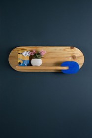 Resim OPPİPO Mini Duvar Rafı - Ahşap Raf - Çocuk Odası Rafı - Montessori Raf 