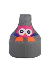 Resim Bambitoys Baykuş Armut Koltuk Gri Imperteks 64 Cm 