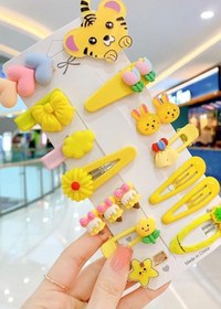 Resim BGScollection Çocuk Toka, Toka Seti 14 Lü Toka Seti Ithal Tokalar Silikon Toka 