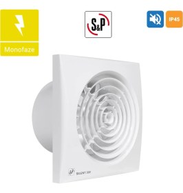 Resim Soler&Palau Soler Palau Silent 300 Crz Timer 150MM M³/h 280 Db 32 Sessiz Tasarruflu Ortam Havalandırma Fanı Agmair Agm 