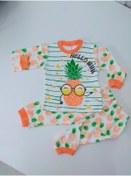 Resim imajbebe 1-2 Yaş Ananaslı Unisex Bebek Pijama Takımı 