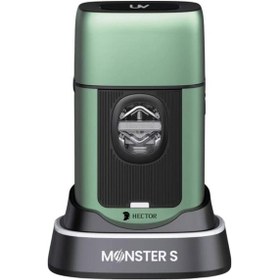 Resim Hector Monster S 8000 Rpm Type-c Tıraş Makinesi Yeşil 