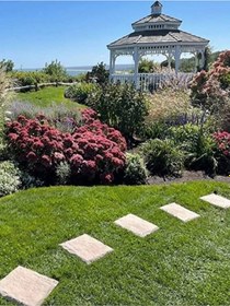 Resim Dekoratif Basamak Taşları - Dış Mekan Yolu Pvc 16 Adet Krem Renk 