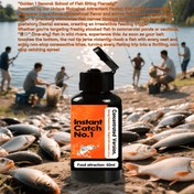 Resim Anında Yakalayıcı No.1 Balık Yemli Sıvı - 60ml Konsantre Formül, Uzun Süre Balık Tutma, Boş Besleme Azaltır ve Kararlı Yakalama Hacmini Artırır, Ticari Havuzlar ve Vahşi Nehirler İçin İdeal, Açık Hava Balıkçılığı Temel Gereksinimleri, Ticari Havuz Geliştirici, Canlı Etiket Tasarımı, Dayanıklı Şişe 