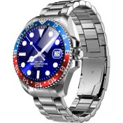 Resim Zcwatch V0525 316L Paslanmaz Çelik, Döner Bezel, Bt Call, Spor Sağlık, IP68 Profesyonel Akıllı Saat 