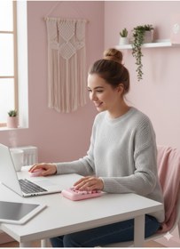 Resim Cyz Bilişim Klyvera MOFii Kablosuz Sayısal Tuş Takımı USB Alıcılı Numpad Pembe Siyah 