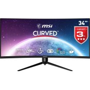 Resim MSI MAG342CQPV 34"CURVED 1500R VA 3440X1440 (UWQHD) 21:9 100HZ 1MS ADAPTIVE SYNC GAMING MONITOR 