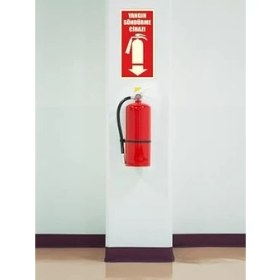 Resim CetKing Fosforlu Yangın Söndürme Cihazı Levhası Bant Hediyeli 