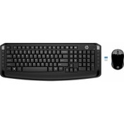 Resim Kablosuz Klavye ve Mouse Set - 300 (Siyah) HP