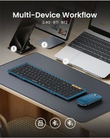 Resim Protoarc Xkm01 Katlanabilir Klavye Ve Fare Blue 