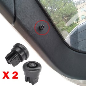 Resim for Renault Clio, Megane, Scenic, Laguna, Modus MK1 MK2 MK3 için 2 Adet Siyah Arka Bagaj Rafı Klipsleri - Dokulu Tutuş Tasarımlı Güvenli Yük Askısı, Araç Organizasyonu, İp Asma Klipsi, Dayanıklı Klip Tasarımı 