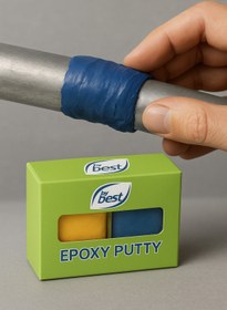 Resim Best Putty Çok Amaçlı Epoksi Macun Yapıştırıcı Isı Ve Kimyasallara Dayanıklı Dolgu Malzemesi 40 Gram 