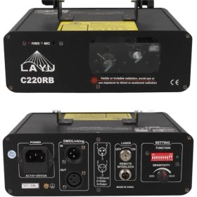 Resim Layu C220RB Kırmızı-Mavi Çift Renk Beam Efekt Lazeri 