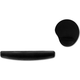 Resim Lunatic Oval Ergopad Klavye Pad Mause Pad Bilek Destekli Klavye Mouse Pad Set (440X70X20MM/230X190X22MM) 